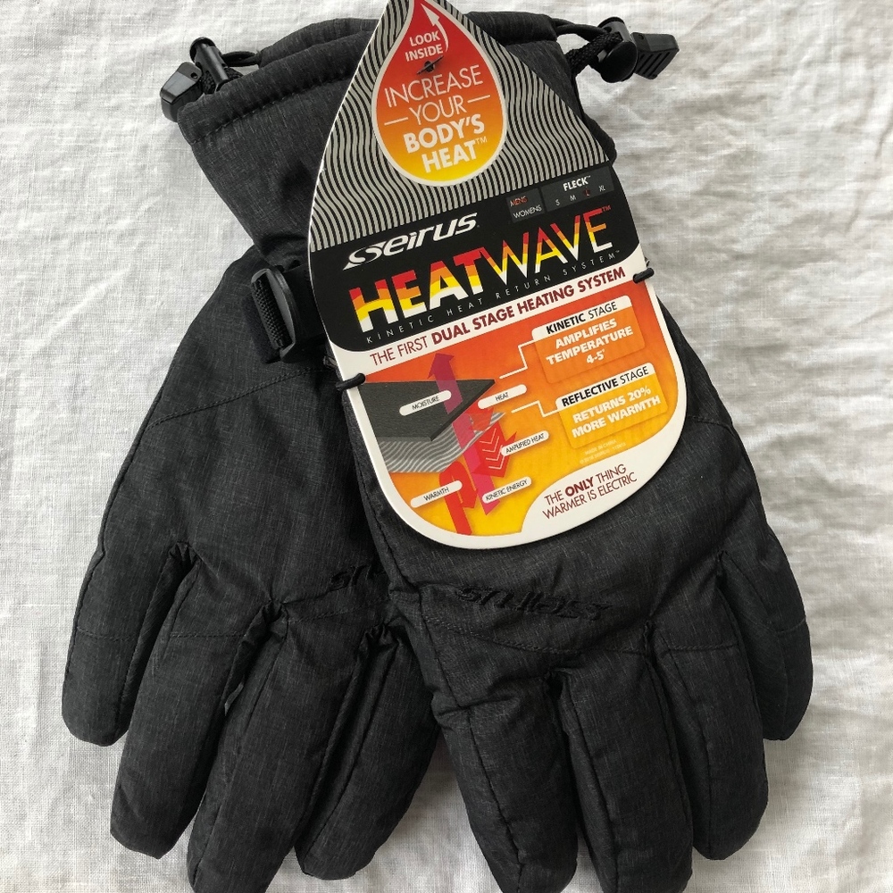 Seirus Heatwave Men's Gloves Size L NWT